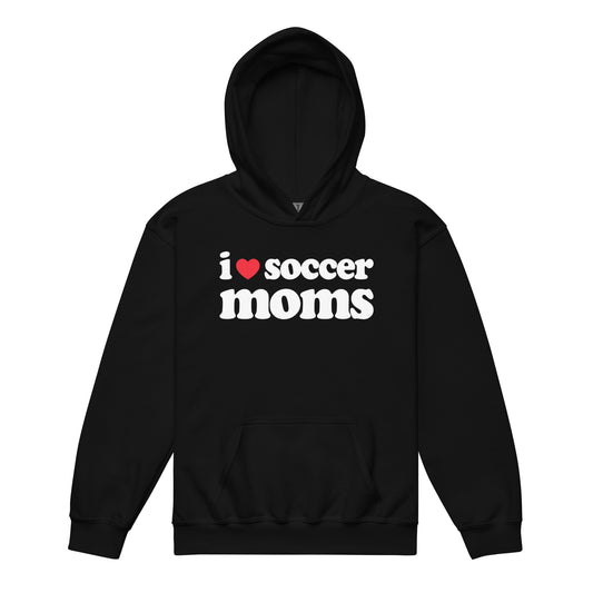 I Love Soccer Moms Youth Hoodie